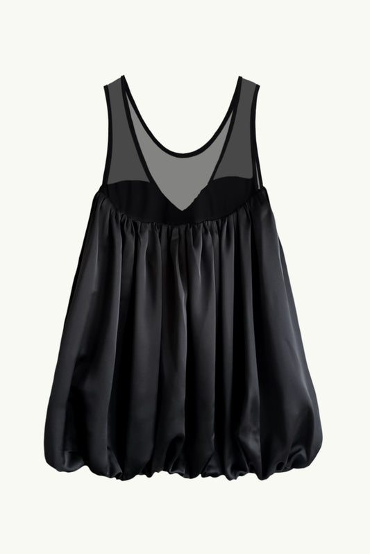 Baloon dress in black