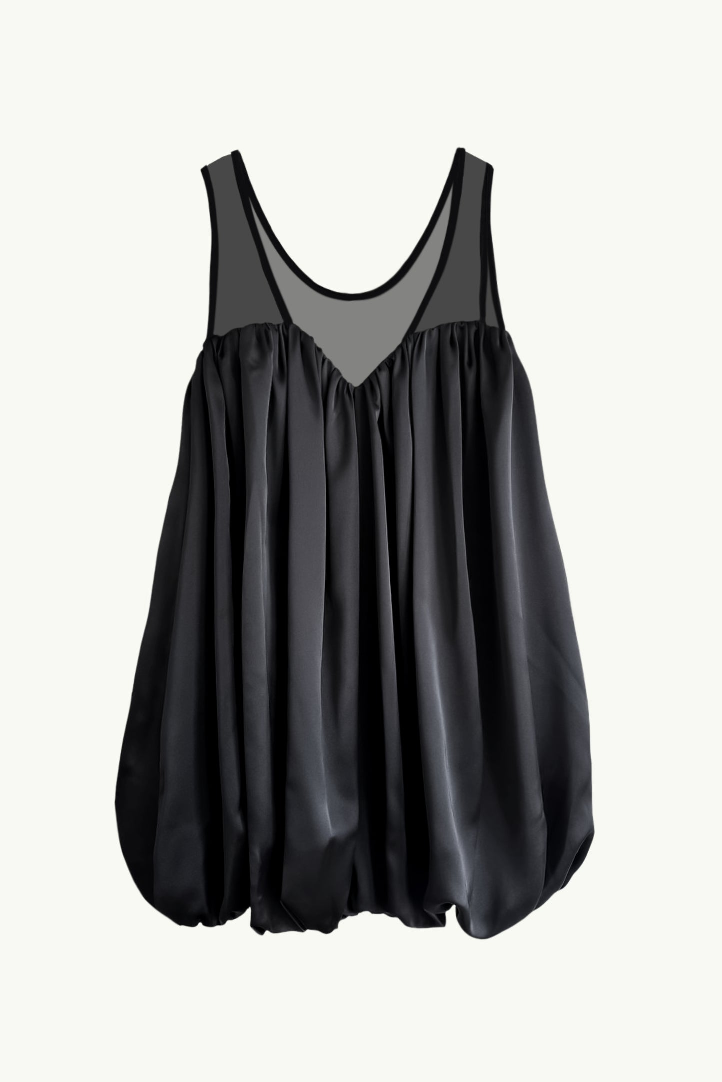 Baloon dress in black