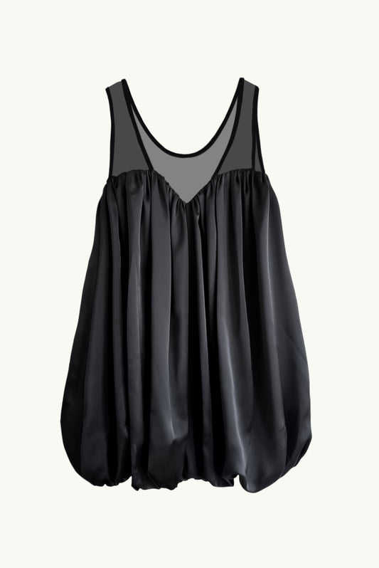 Baloon dress in black