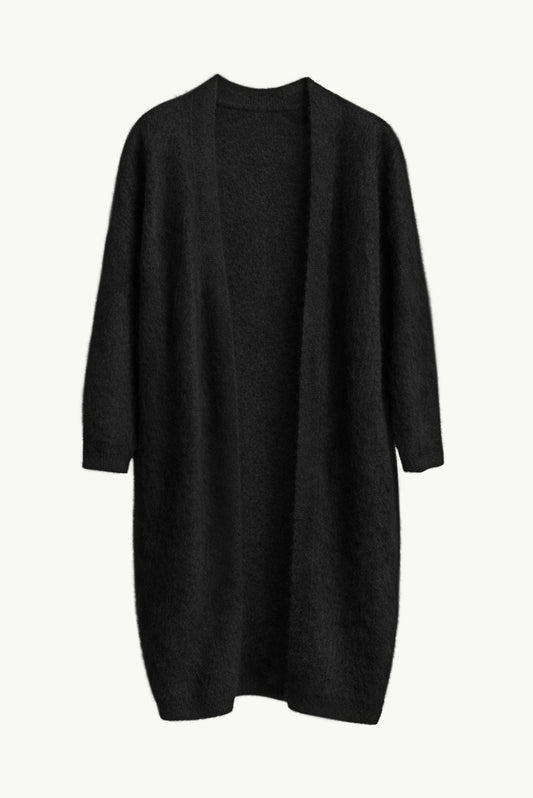 Long cardigan in black