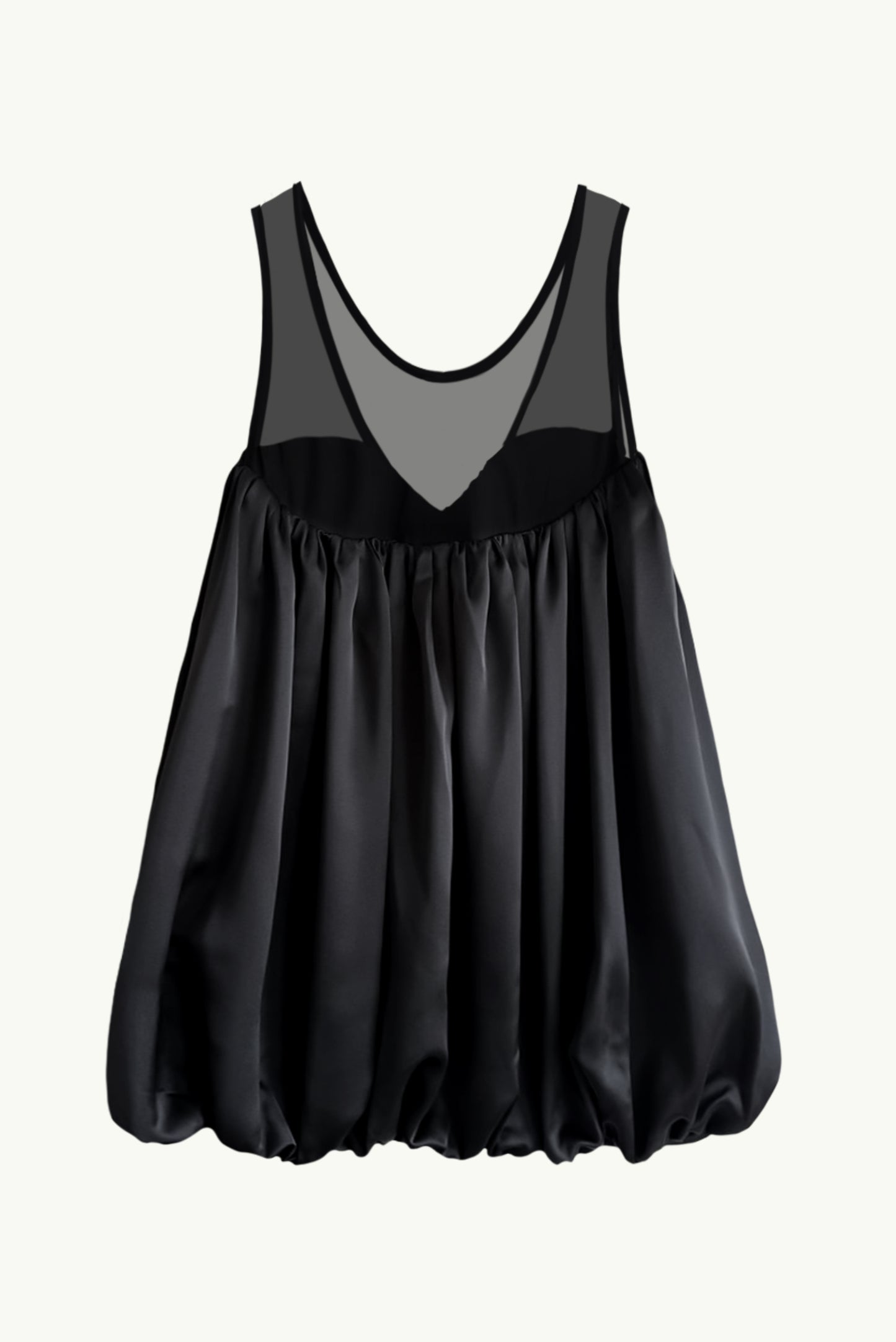 Baloon dress in black