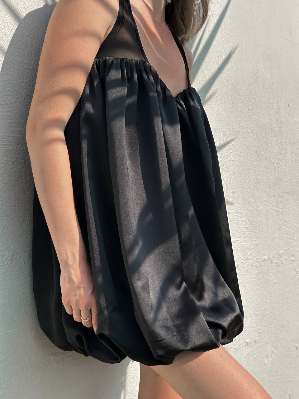 Baloon dress in black